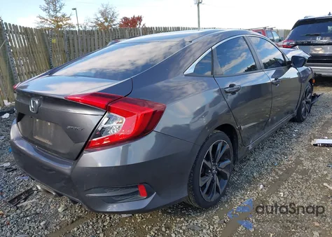 2019 Honda Civic Sport из США, поврежденный, VIN 2HGFC2F81KH594463